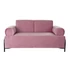 Kép 1/8 - Kanapé poliészter, fém 154x76x76 cm pink, fekete