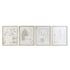 Kép 1/4 - Kép építészet üveg, mdf 50x2x65 cm bézs 4 féle