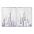 Kép 1/11 - Kép New York vászon, fenyő 60x2,4x80 cm szürke, kék 2 féle