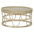 Kép 1/5 - Kisasztal rattan, bambusz 70x70x36 cm natúr