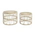Kép 1/5 - Kisasztal szett rattan 50x50x41,5 cm barna S/2