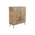 Kép 1/9 - Kisbútor császárfa, mdf 100x44x118 cm világosbarna, arany