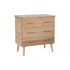 Kép 1/9 - Komód császárfa, mdf 75x40x76 cm világosbarna, arany