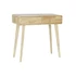 Kép 1/7 - Konzol asztal gumifa, mdf 80x30x74 cm natúr