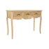 Kép 1/7 - Konzol asztal lucfenyő, mdf 110x39,5x79 cm natúr