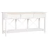 Kép 1/10 - Konzol lucfenyő, fém 181x45x86 cm fehér, fekete