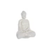 Kép 1/6 - Lámpa asztali Buddha matt üvegszál 33x24x42 cm fehér