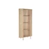 Kép 1/9 - Polc gumifa, rattan 88x36x180 cm natúr