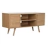 Kép 1/9 - Tv-s szekrény mdf, fém 120x40x57 cm natúr