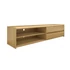 Kép 1/2 - Tv-s szekrény mdf, tölgyfa 180x40x42 cm natúr
