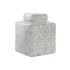 Kép 1/4 - Váza arab porcelán 15,5x15,5x21,5 cm bézs, kék