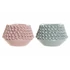 Kép 1/4 - Váza kő 20x20x13 cm pink, türkizkék 2 féle