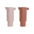 Kép 1/4 - Váza porcelán 17x11,5x29,5 cm pink, terrakotta 2 féle