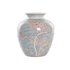 Kép 1/4 - Váza virágok porcelán 22x22x25 cm kék, narancssárga