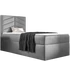 Kép 2/9 - ST7 sötétszürke boxspring ágy