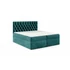 Kép 1/7 - TYP58 türkiz zöld boxspring ágy